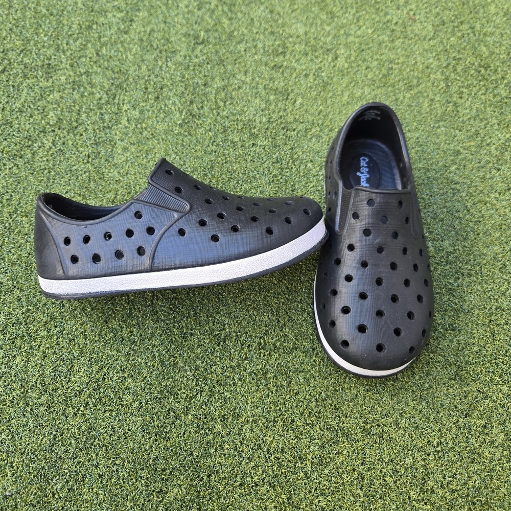Cat & Jack Toddler's Slip-On Black Summer Shoes Size 9